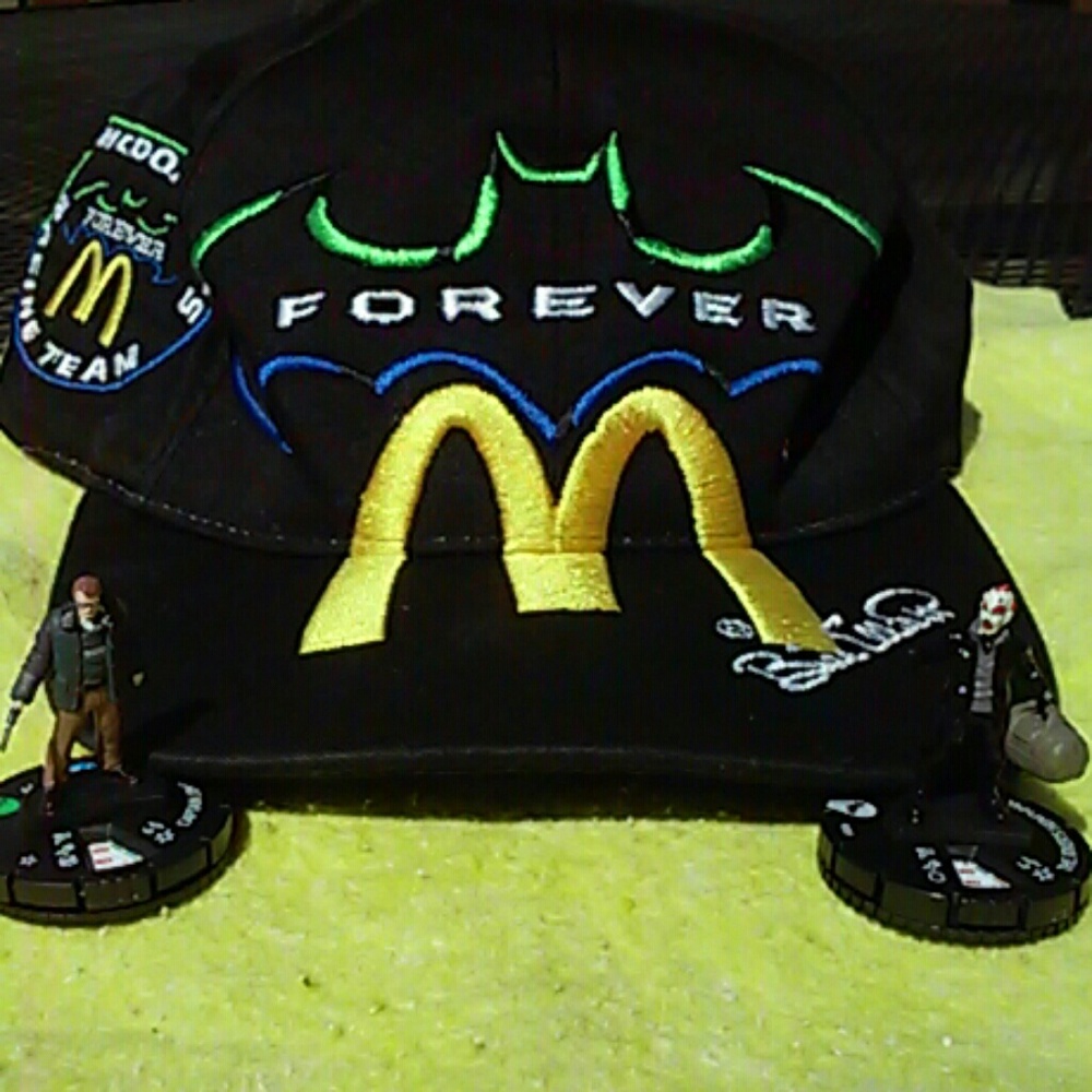 Vintage McDonald's Nascar Batman Snapback Hat